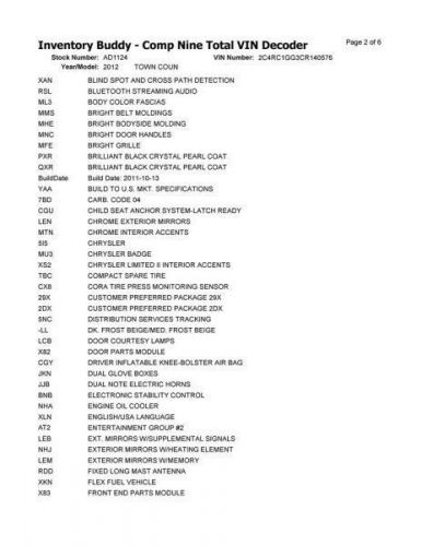 Info-GPS-TV Screen Display Screen Entertainment Rear Fits 11-15 CARAVAN 2507343, US $135.57, image 10