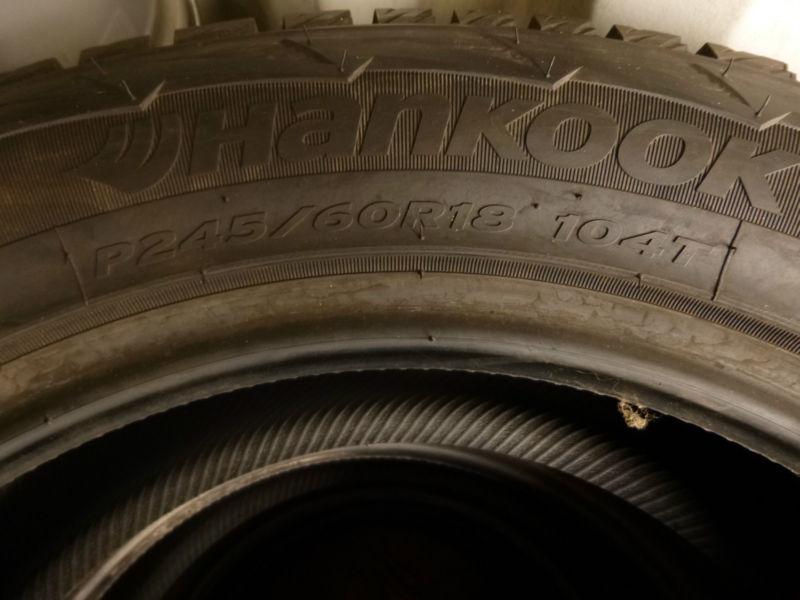 Purchase 2 Hankook RW11 snow tires 245/60R18 in Enumclaw, Washington