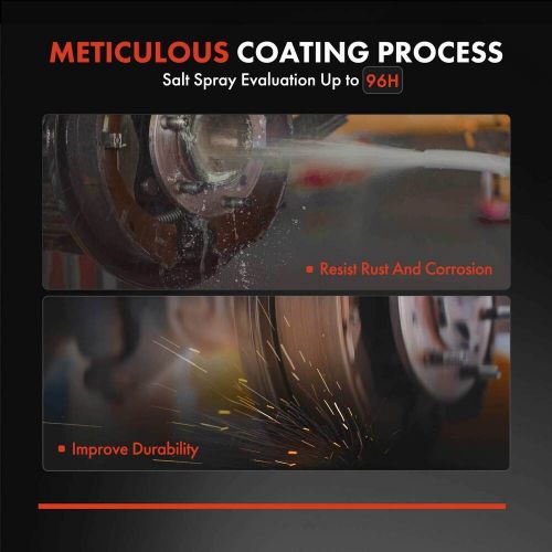 Rear LH & RH Brake Drum for Chevrolet Silverado 1500 GMC Sierra 1500 2009-2013, US $157.19, image 6