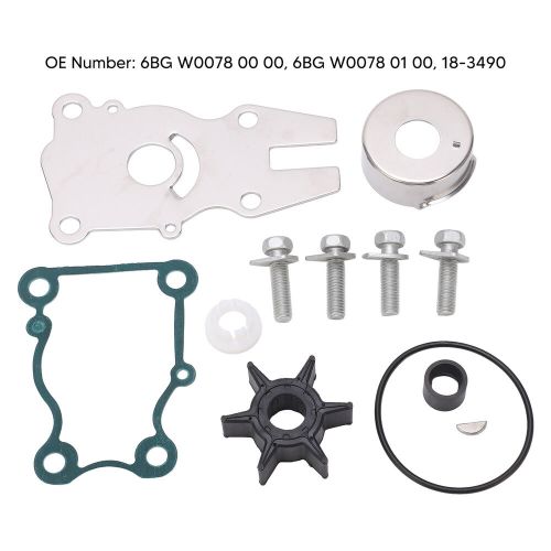 Auto Water Pump Repair Kit 6BG W0078 00 00 Outboard Impeller Set Parts For F30LA, US $31.08, image 7