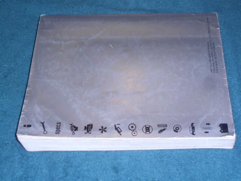 1987 HONDA ACCORD SHOP MANUAL / ORIGINAL HONDA SERVICE BOOK, US $34.50, image 4
