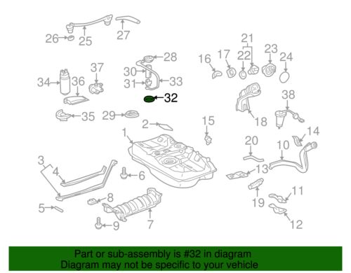 Genuine Toyota Fuel Pump Tank Seal 77169-33020, US $16.37, image 3