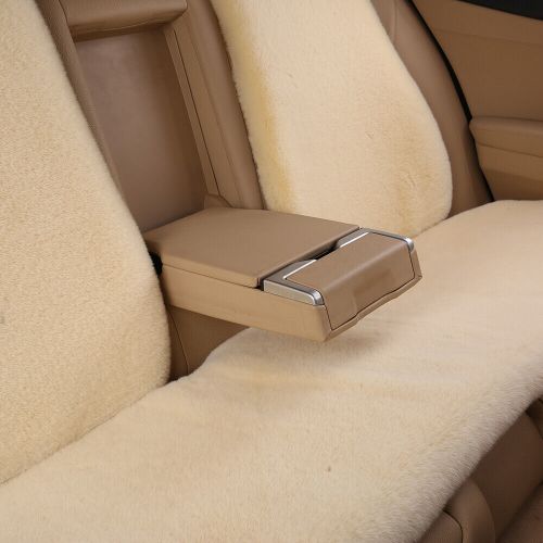 Simulation Sheepskin Car Seat Cover Cushion Mat Wool Front/Rear For Jeep, US $59.99, image 6
