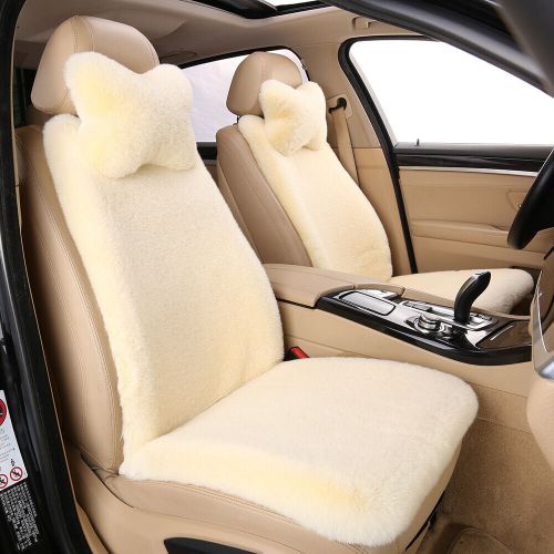 Simulation Sheepskin Car Seat Cover Cushion Mat Wool Front/Rear For Jeep, US $59.99, image 10