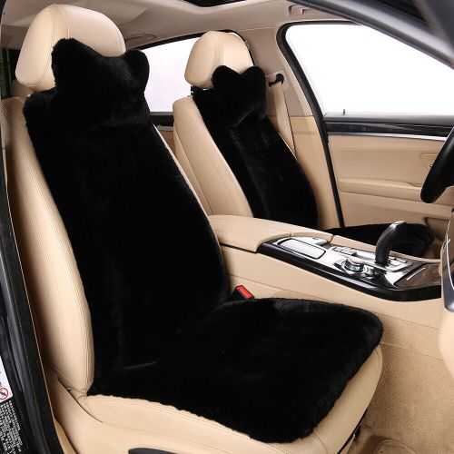 Simulation Sheepskin Car Seat Cover Cushion Mat Wool Front/Rear For Jeep, US $59.99, image 11