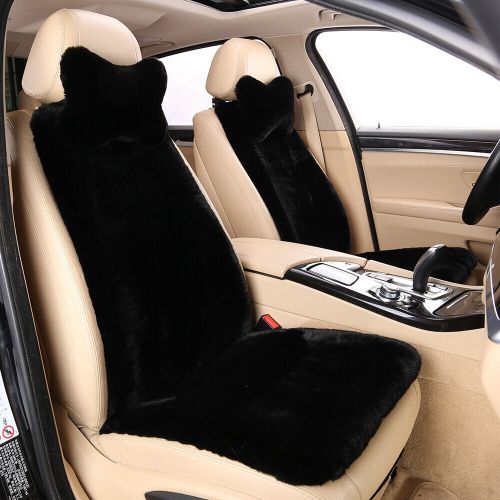 Simulation Sheepskin Car Seat Cover Cushion Mat Wool Front/Rear For Jeep, US $59.99, image 18