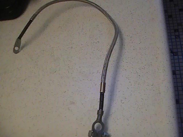 Taylor diamondback 28" stainless steel braided battery cable