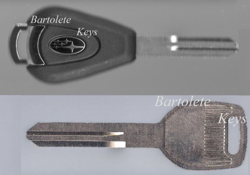 Oem transponder key blank fits 2005 2006 2007 05 06 07 subaru impreza *