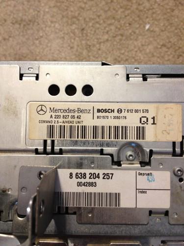 2000-2002 MERCEDES Navigation GPS Radio Stereo Player OEM 215 Bose Amp Subwoofer, US $350.00, image 3