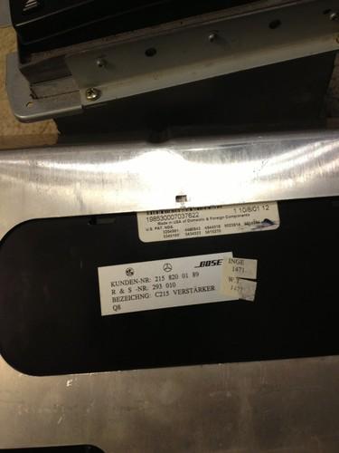 2000-2002 MERCEDES Navigation GPS Radio Stereo Player OEM 215 Bose Amp Subwoofer, US $350.00, image 9