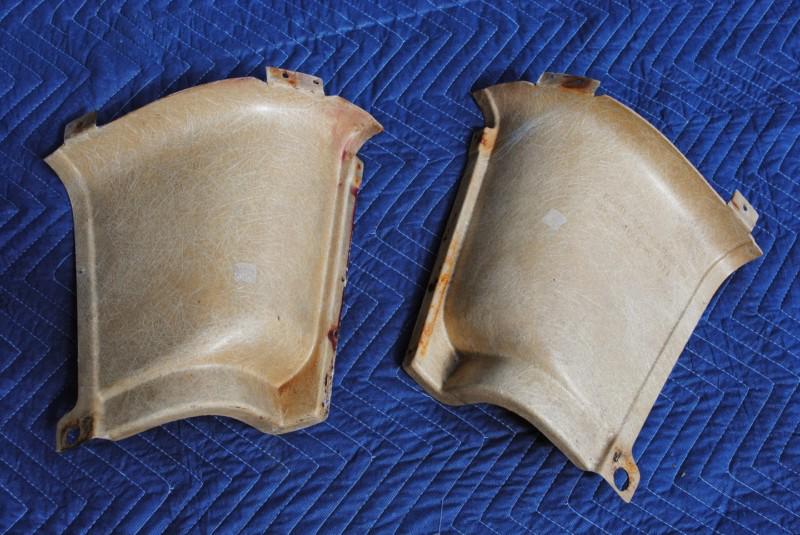 1965 1966 Mustang Fastback Rear Quarter Trim Panels Fiberglass Corner PAIR, US $36.26, image 2