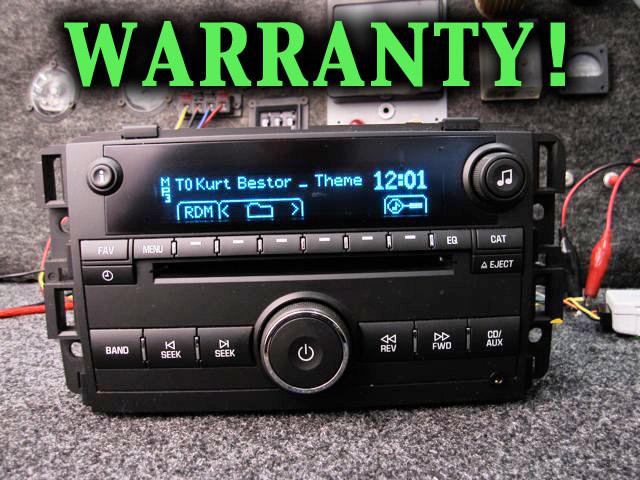 Chevy cd disc mp3 player sat radio 25867889 15798974 15850678 15870717 15887275 