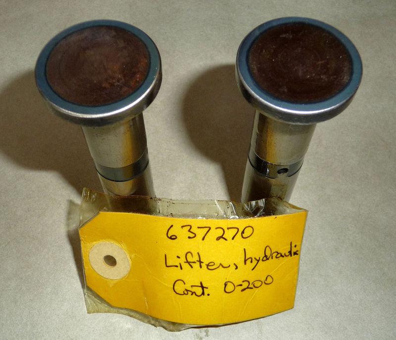 (2) teledyne continental c-90 0-200 hydraulic lifters pn 637270 alternate 657912