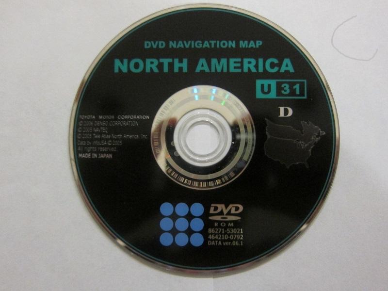 Toyota lexus denso navigation dvd u31 d north america gps disc factory