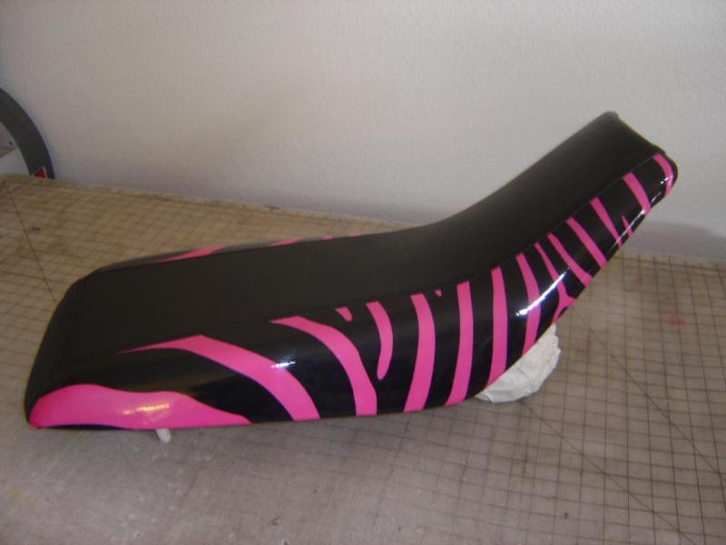 Honda trx 400ex pink zebra motoghg seat cover#ghg16421scptbk16520