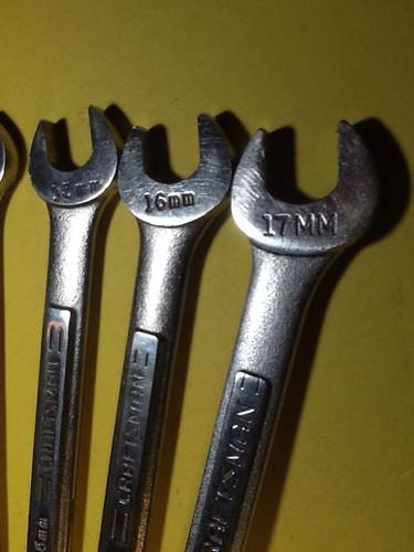 CRAFTSMAN Combination Wrenches -- METRIC 9-17MM 8 Wrenches, US $15.50, image 2