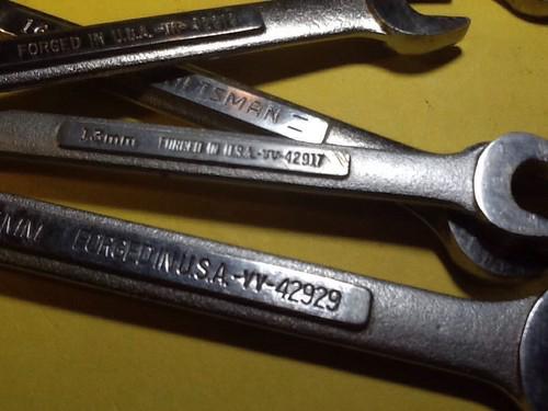 CRAFTSMAN Combination Wrenches -- METRIC 9-17MM 8 Wrenches, US $15.50, image 5