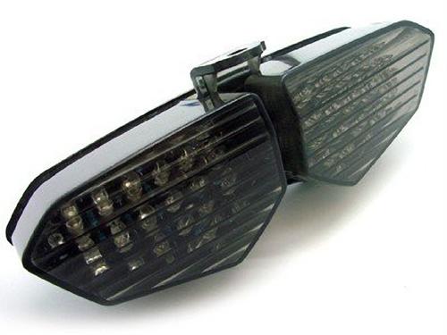 Smoke led tail light w/turn signals for 2003-2005 yamaha yzf r6 yzfr6 03 04 05