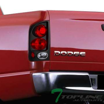 Black *3d* style altezza tail lights brake lamp 2002-2006 dodge ram truck cab jy