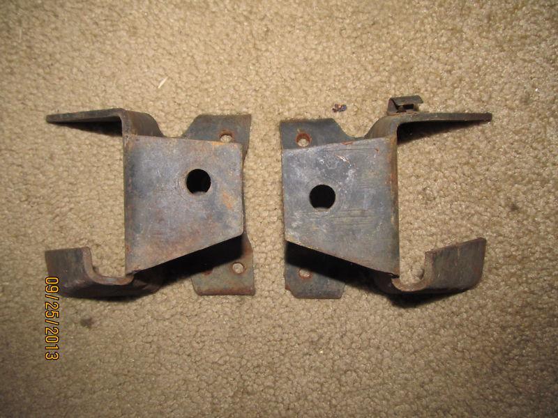57 chevy rear leaf spring frame mounts brackets