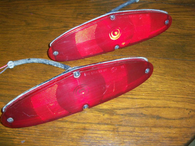 65 66 67 68 69 70 71 Dodge Truck MoPar Tail Lights Lamp Lens Adventurer Trim, US $74.00, image 3