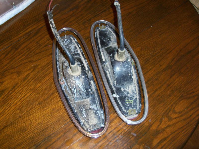 65 66 67 68 69 70 71 Dodge Truck MoPar Tail Lights Lamp Lens Adventurer Trim, US $74.00, image 4