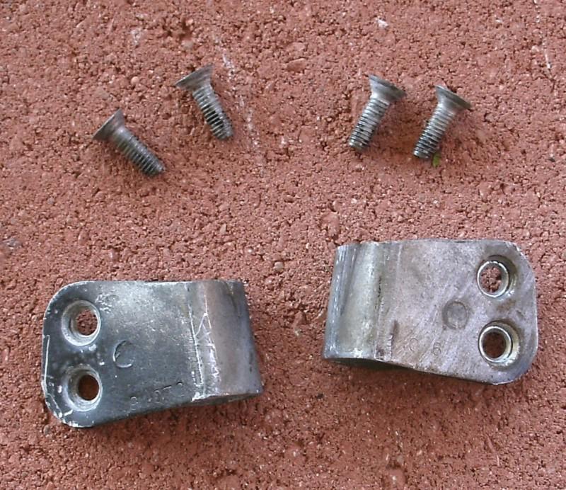 68 69 70 mustang shelby cougar bucket seat latch striker plates