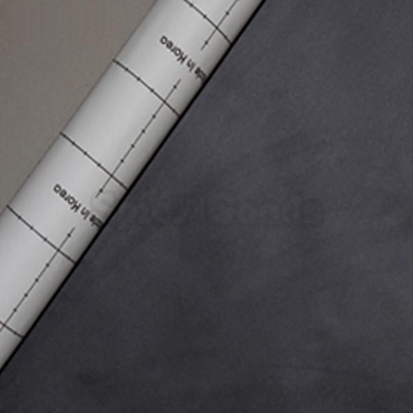 [ decoin ] new self adhesion suede sheet elastic car headliner dark gray