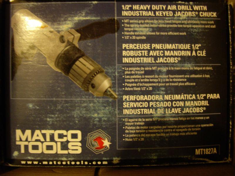 New matco tools mt1827a heavy duty 1/2" air drill