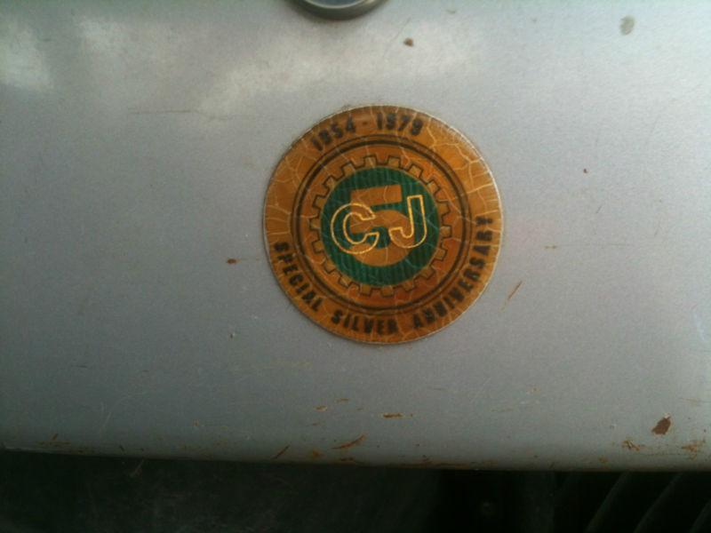 AMC OEM JEEP CJ-5 SILVER ANNIVERSARY NOS PERFORATED SEAT MATERIAL, US $250.00, image 4