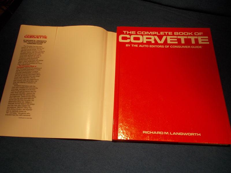 Complete Book of Corvette, 1953-1987 history, hardcover book w/jacket, NICE !, US $14.50, image 2