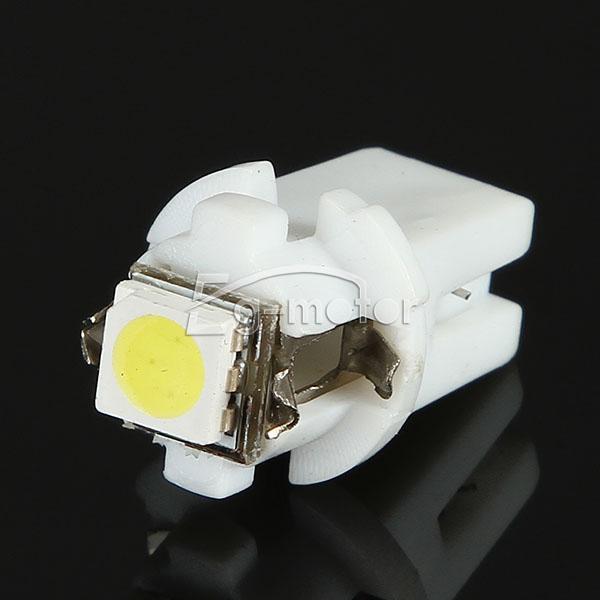 10X T5 B8.3D 5050 1SMD LED LIGHT BULBS CAR INDICATOR SIDE DASHBOARD LAMP WHITE , US $3.99, image 2