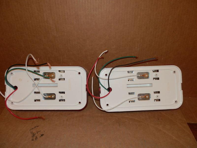 *12 VOLT SET OF TWO RED SQUARE TAIL LIGHT , US $2.99, image 2