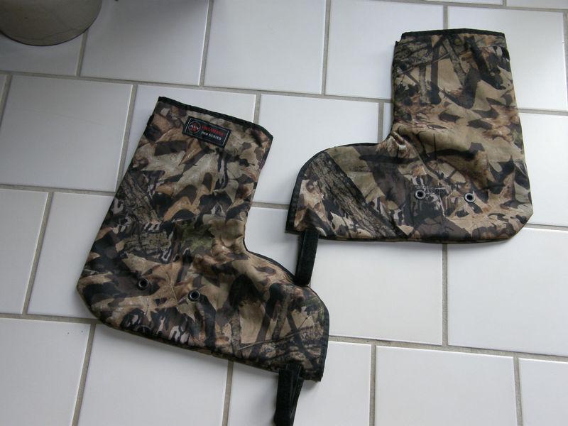 Fieldline atv pro series camo briar boot covers - one size fits all