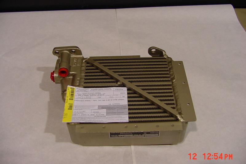 Tcm oil cooler part# 654580 faa 8130-3 fits tsio-550 & io-550 engines & others