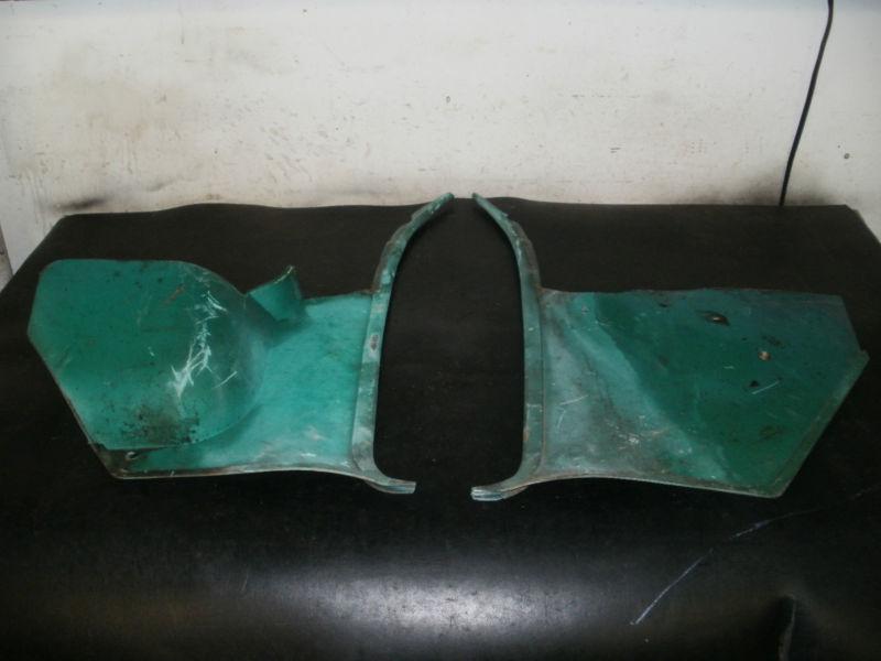 Stock vintage factory 1965 1966 pontiac ventura chevy cadillac kick panels green