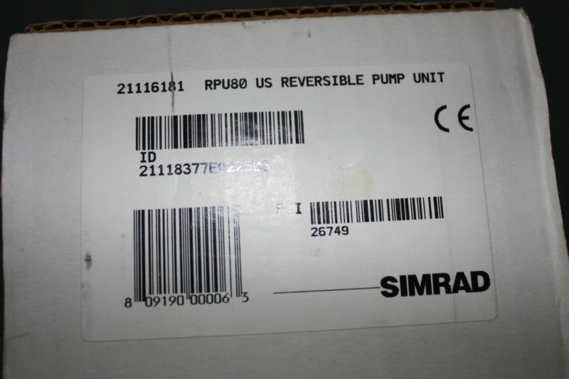 Simrad rpu-80 autopilot pump