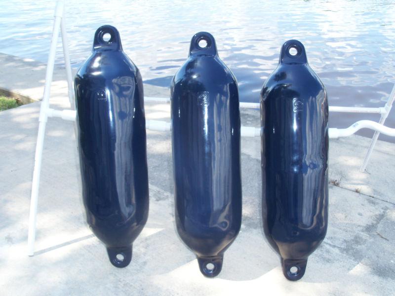 Dan fender set of 3 navy 8x27 fenders. highest quality fenders in the world!  