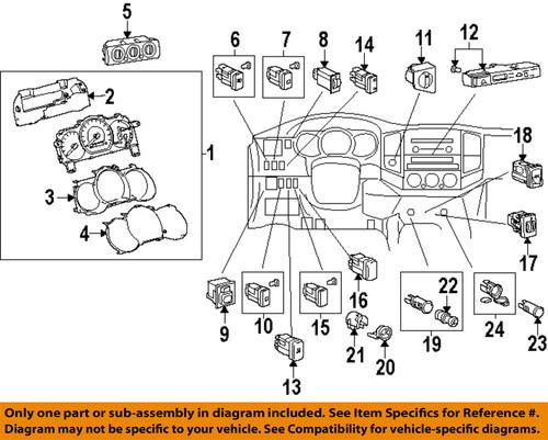 Toyota oem 8416004020 switch, fog lamp/fog light switch