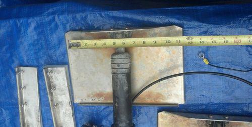 Bennett Marine trim tab system pump 8 x 12 stainless tabs rams switch hoses , US $175.00, image 3