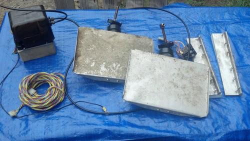 Bennett Marine trim tab system pump 8 x 12 stainless tabs rams switch hoses , US $175.00, image 9