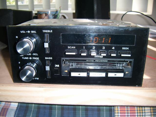 81-88 regal,cutlass, monte carlo, el camino, stereo am-fm cassette dash 