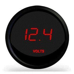 Digital voltmeter gauge red / black bezel intellitronix m9015-r made in usa
