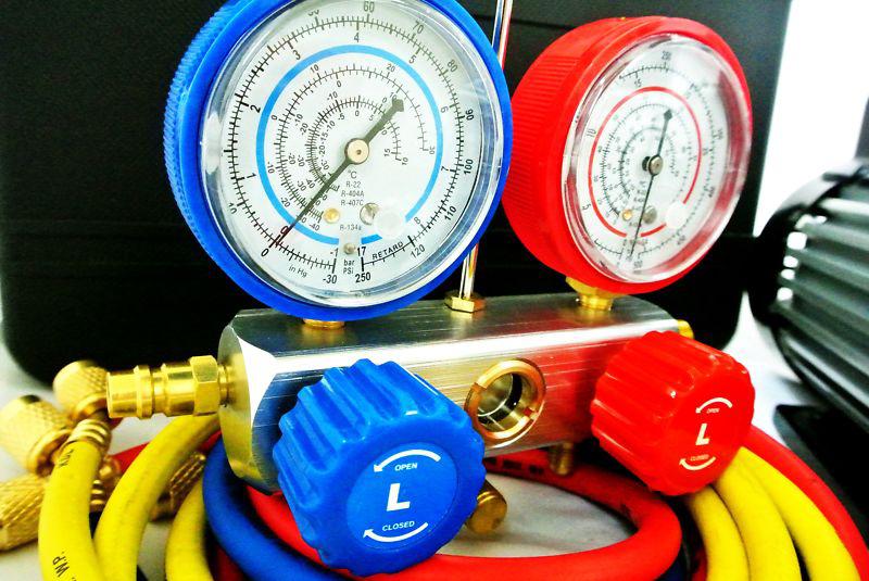 New Both 4CFM 1/3HP Vacuum Pump HVAC A/C Refrigeration A/C Manifold Gauge Kit, US $139.90, image 6