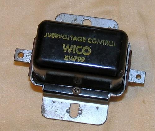 Wico overvoltage relay control x16799 piper cessna beechcraft lycoming aircraft