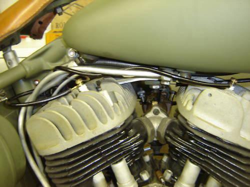 Harley knucklehead wl wla ul spark plug wire set