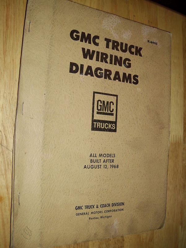1969 (chevrolet?) gmc truck shop manual wiring diagrams