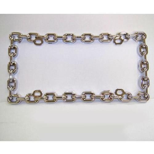 Purchase Chain License Plate Frame Standard US Size Chromed Plastic