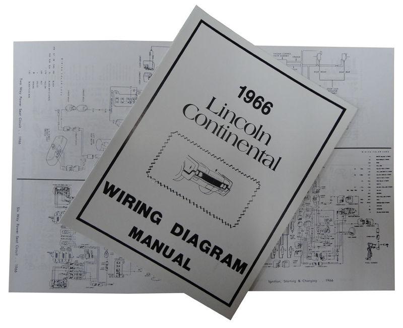 Purchase 1966 Lincoln Continental Wiring Diagram Manual in San Diego