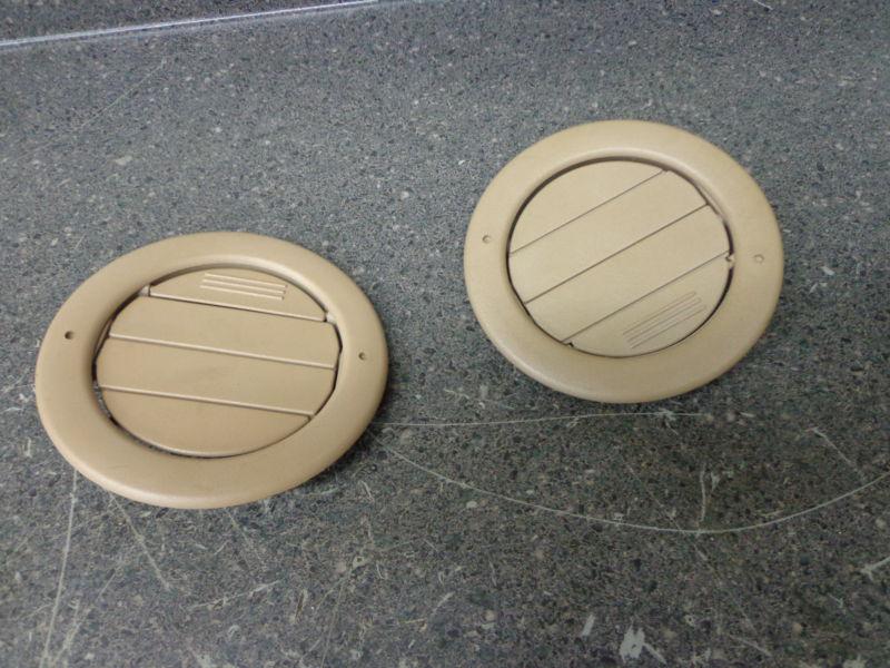 Ford expedition roof ceiling a/c air conditioning vents tan brown  97-02